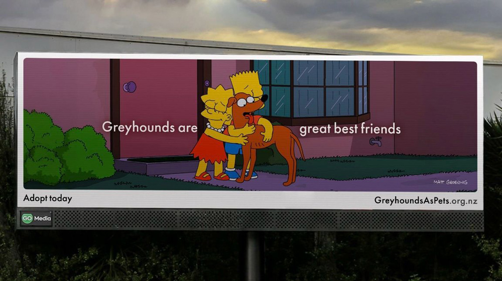 Santa’s Little Helper Fronts New OOH Campaign to Rehome New Zealand Greyhounds