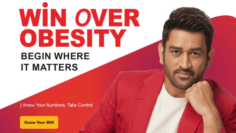 Emcure and MS Dhoni revive ‘winning over obesity’ campaign