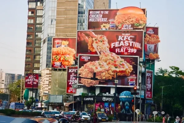The KFC Feastival Trail marks a milestone for India’s OOH evolution, especially in high-density metro markets. It highlights a growing trend: contextual creativity combined with location intelligence.