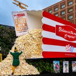 Sky Cinema scales up Christmas with massive 3D popcorn installation