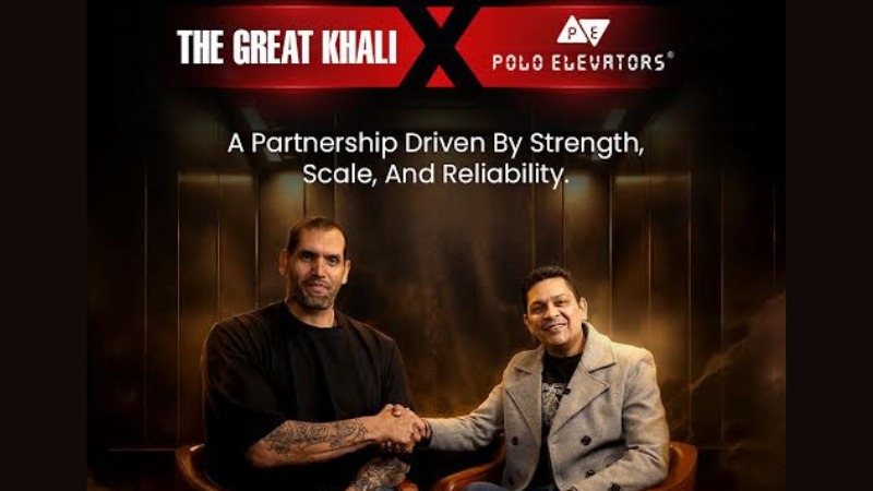 Polo Elevators Great Khali brand campaign promotes safety, strength and smooth performance with No Jhatke Only Hatke.