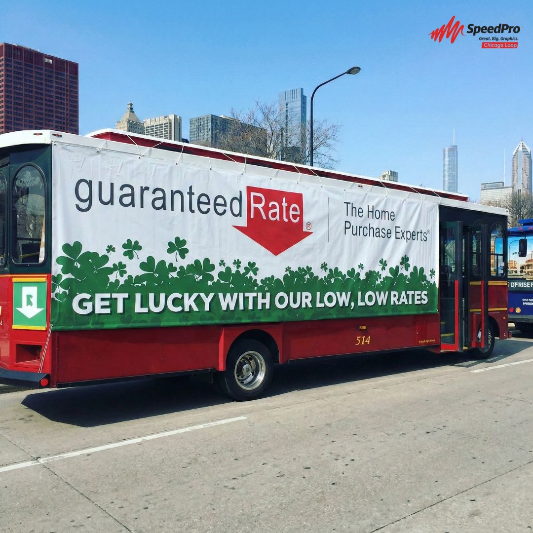 Chicago bus wrap advertising