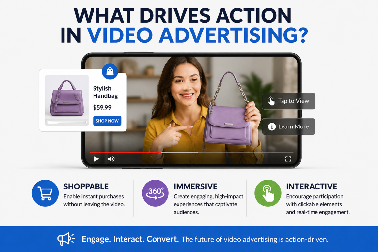 Shoppable, immersive, interactive: What actually drives action in video advertising?